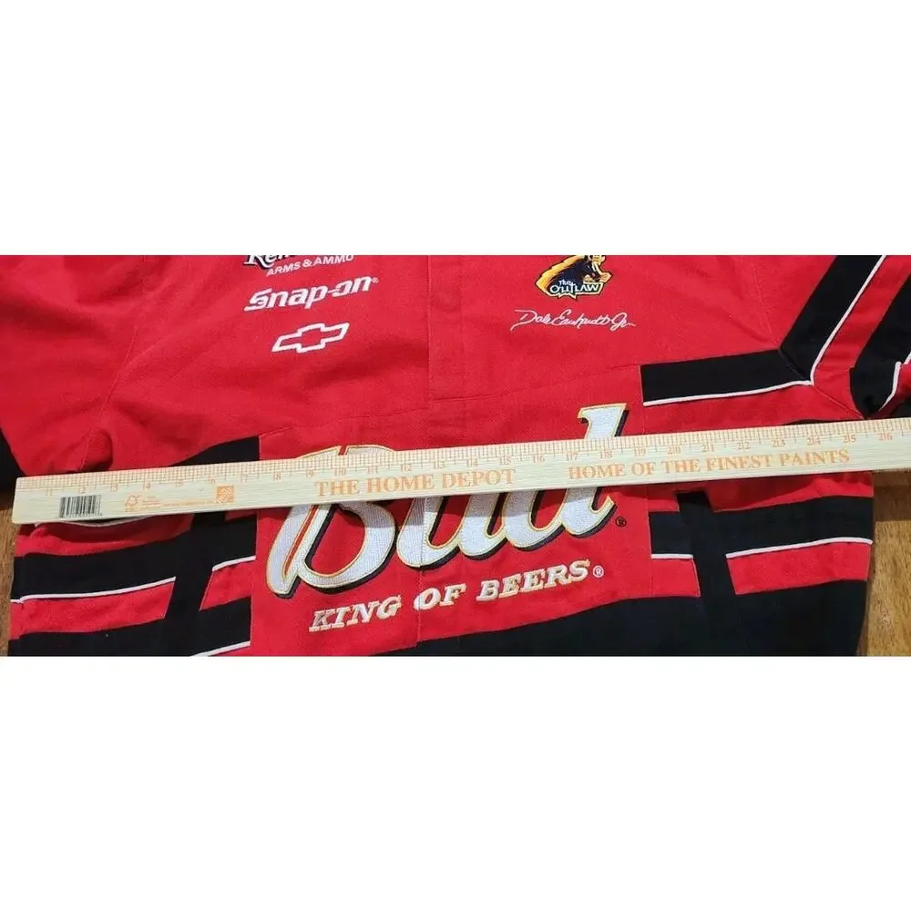 Dale Earnhardt Jr. #8 Budweiser Chase Authentics Racing Jacket Size XL